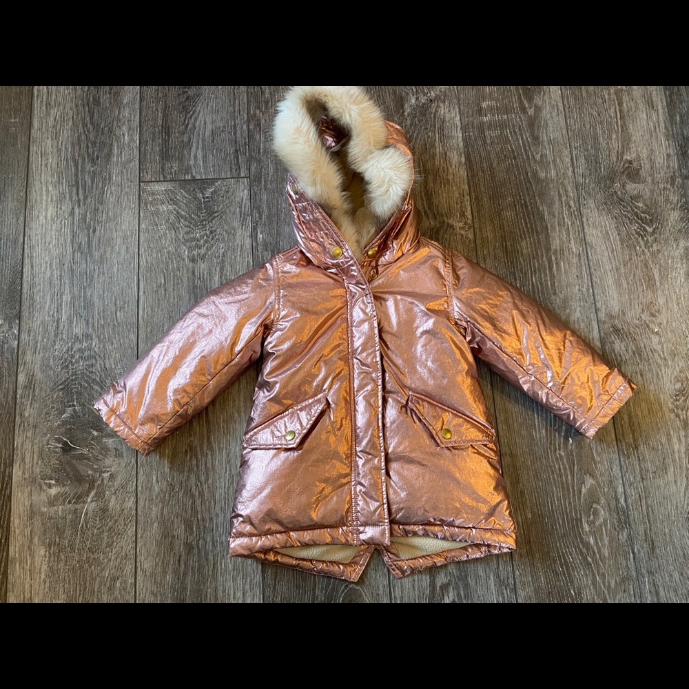 💝Toddler Pink Puff Jacket size 3